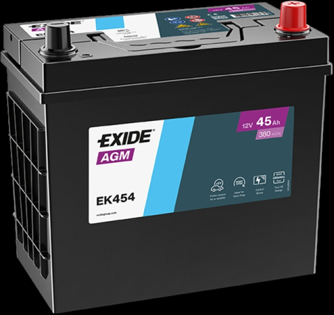 BATERIE EXIDE AGM 45AH 380A 237X127X227 + DR [2]
