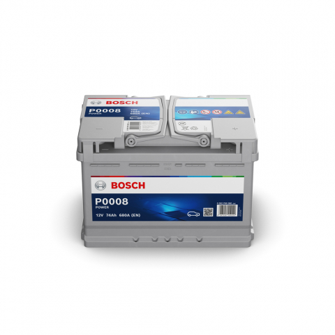 Baterii auto - BOSCH POWER 12 V P0008 74AH 680A 278X175X190 +DR