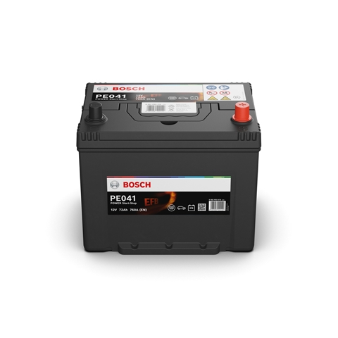 Baterii auto - BOSCH POWER EFB 12 V PE041 72AH 760A 260X173X222 +DR