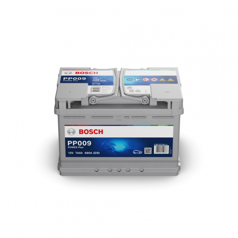 Baterii auto - BOSCH POWER PLUS 12 V PP009 74AH 680A 278X175X190 +STG