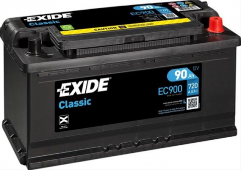 Baterii auto - EXIDE CLASSIC 90AH 720A 353X 175X190 +DR