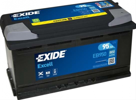 Baterii auto - EXIDE EXCELL 95AH 800A 353X 175X190 +DR
