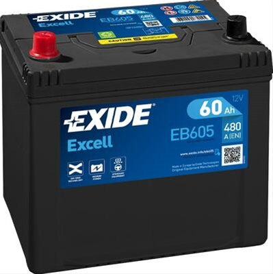 Baterii auto - EXIDE EXCELL 60AH 480A 230X 173X222 +STG