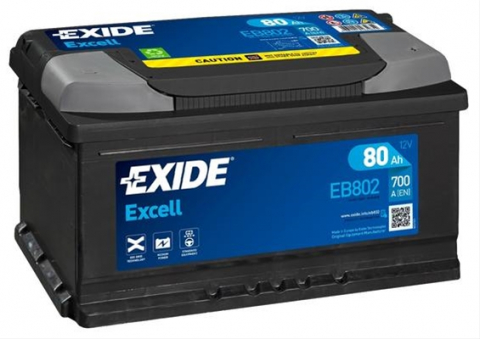 Baterii auto - EXIDE EXCELL 80AH 700A 315X 175X175 +DR