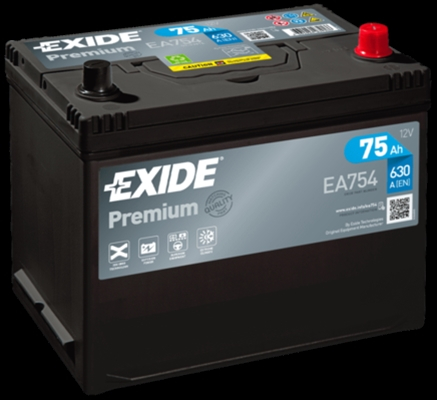 Baterii auto - EXIDE PREMIUM 75AH 630A 270X 173X222 +DR