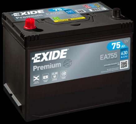 Baterii auto - EXIDE PREMIUM 75AH 630A 270X 173X222 +STG