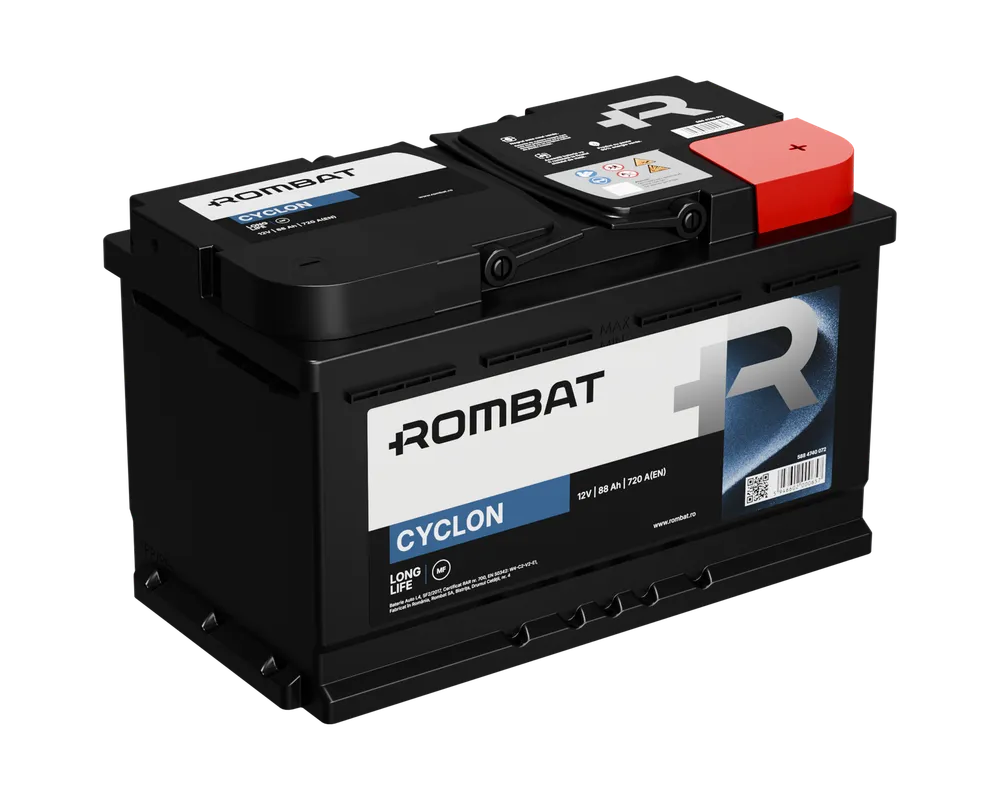 Baterii auto - ROMBAT CYCLON 88AH 720A 315X175X190 +DR