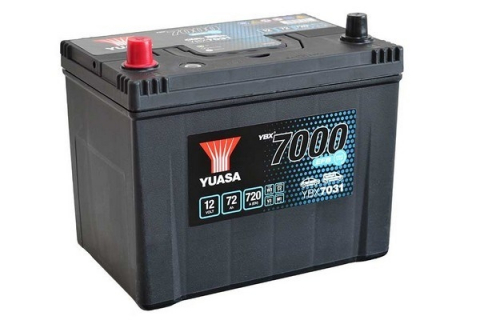 Baterii auto - YUASA 7000 ASIA 12V 72AH 720A 260X173X225 +STG