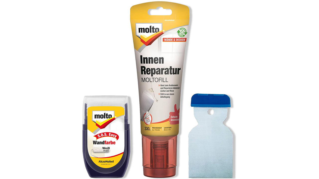 Cum să repari rapid și ușor pereții și tavanul cu setul DIY de la Molto