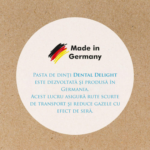 Pastă de Dinţi Vegană cu Aromă Intensă de Mentă, Polar Punch, Dental Delight, Made in Germany, 75ml [4]