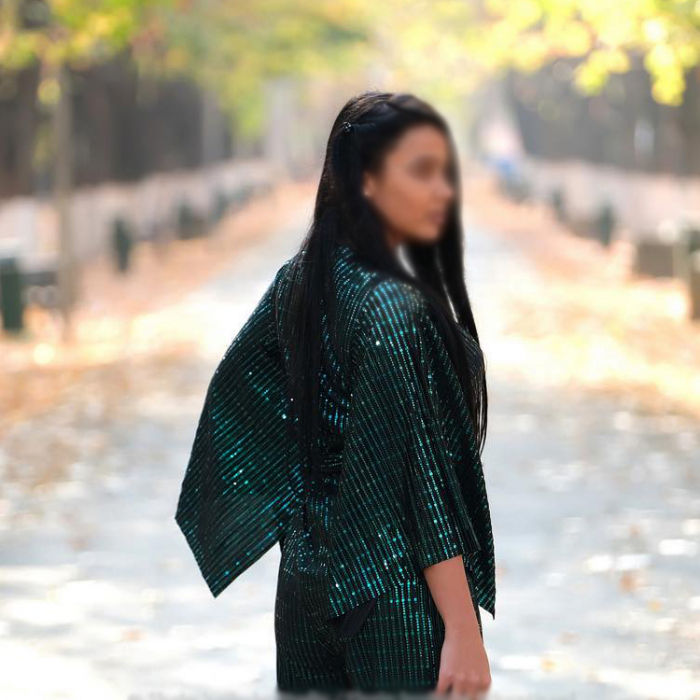 Salopetă verde damă [1]