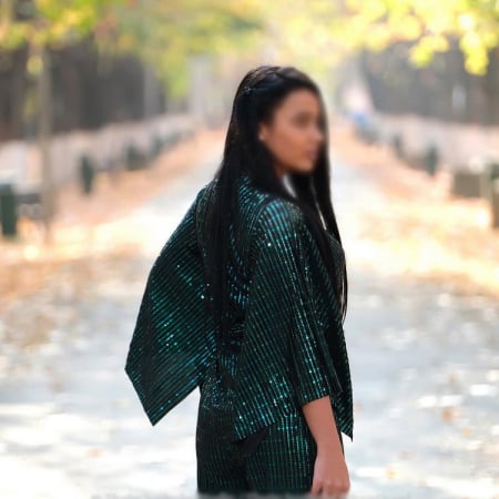 Produse - Salopetă verde damă