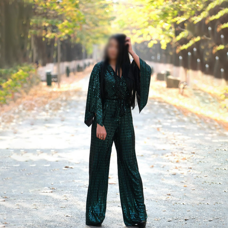 Salopetă verde damă [1]