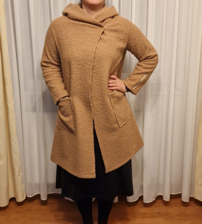 Produse - Trench din bucle bej