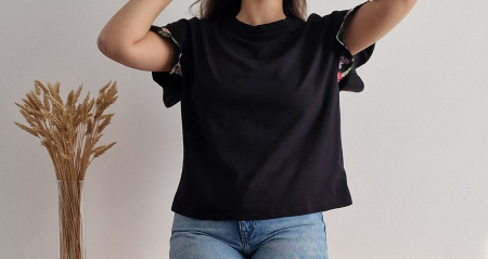 tricou-dama-negru-maneci-florale-tricot [1]