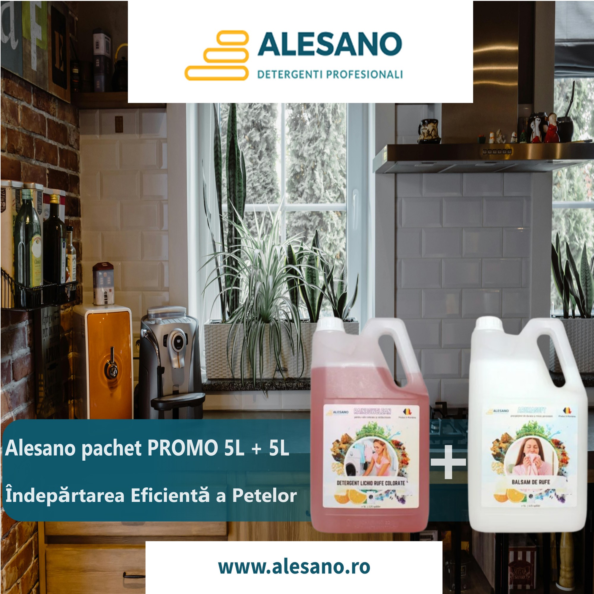 Pachetul Promo Alesano: Soluția Ideală pentru Rufe Colorate – Curățenie Eficientă și Îngrijire Delicată