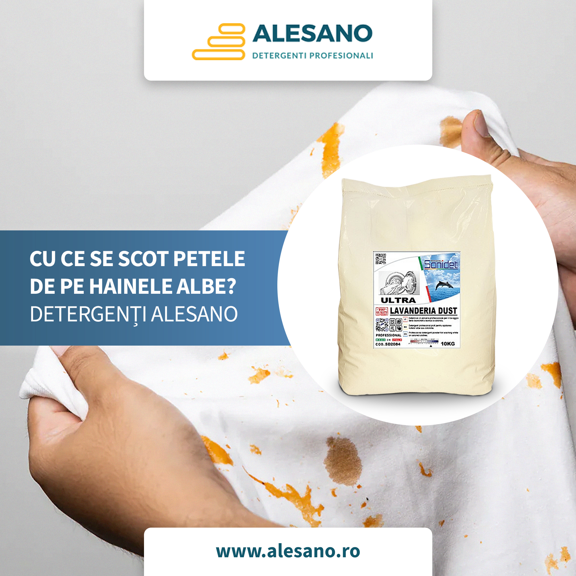 Cu ce se scot petele de pe haine albe?  