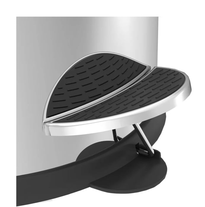 Cos de gunoi, inox, rotund, cu pedala, 20L [2]