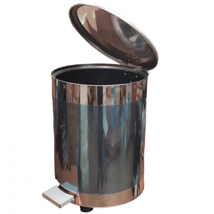 Cos de gunoi din inox cu pedala industrial 50 L [4]