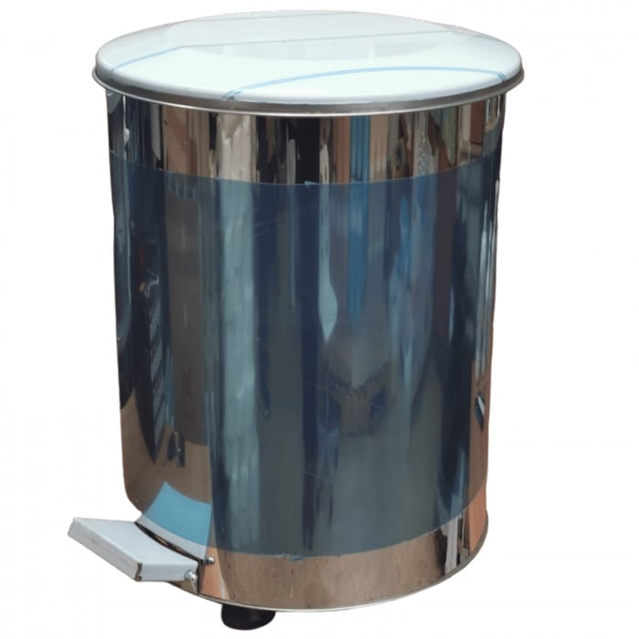 Cos de gunoi din inox cu pedala industrial 50 L [5]