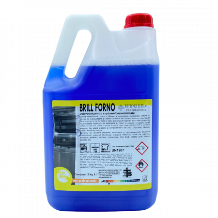 Detergenti - Aditiv de clătire superconcentrat pentru cuptoare, BRILLFORNO, 5 Kg