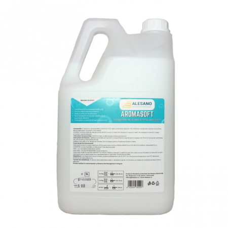 Alesano pachet PROMO 5L + 5L: RainbowClean detergent lichid de rufe colorate + AromaSoft balsam lichid de rufe [2]
