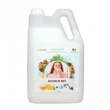 Alesano pachet PROMO 5L + 5L: RainbowClean detergent lichid de rufe colorate + AromaSoft balsam lichid de rufe [1]