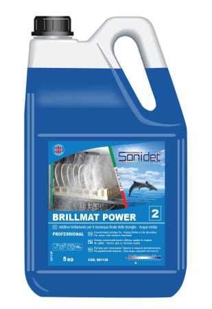 Sanidet Brillmat Power, 5kg, detergent profesional concentrat, clatitor automat pentru vase