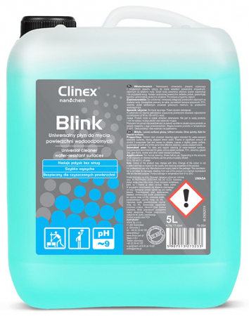 Produse Curatenie Baie - Clinex Blink 5L – Soluție Profesională cu Alcool pentru Curățarea Suprafețelor Impermeabile