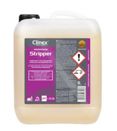Clinex Dispersion Stripper 5L – Detergent Profesional pentru Îndepărtarea Polimerilor