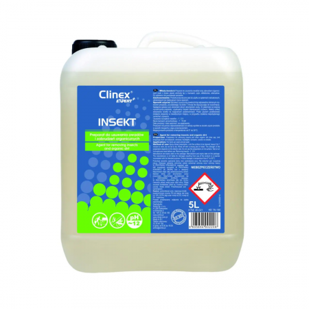 Spuma Activa Auto - Clinex EXPERT+ Anti Insecte 5L – Detergent Profesional pentru Îndepărtarea Insectelor și Murdăriei Organice