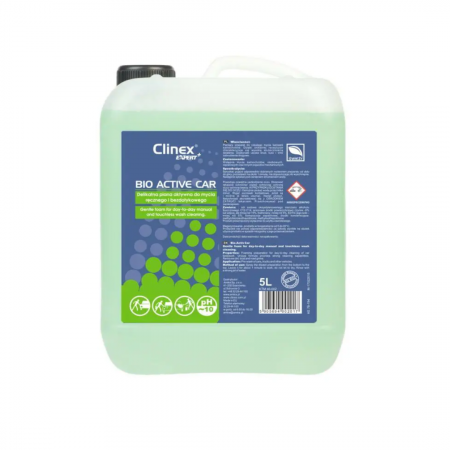 Spuma Activa Auto - Clinex EXPERT+ Bio Active Car 5L – Detergent Spumă Activă Biodegradabil pentru Curățarea Caroseriei