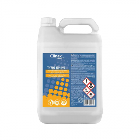 Spuma Activa Auto - Clinex EXPERT+ Tyre Shine 5L – Soluție Profesională pentru Lustruirea și Protecția Anvelopelor