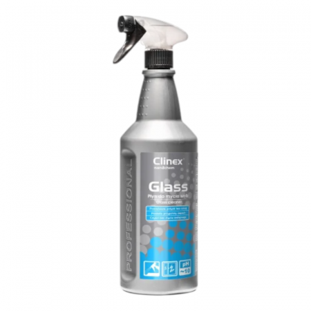 Solutie Geamuri - Clinex Glass 1L – Soluție Profesională cu Pulverizator pentru Spălarea Geamurilor și Oglinzilor