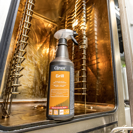 Clinex Grill 1L – Soluție Profesională cu Pulverizator pentru Curățarea Grătarelor și Cuptoarelor [1]