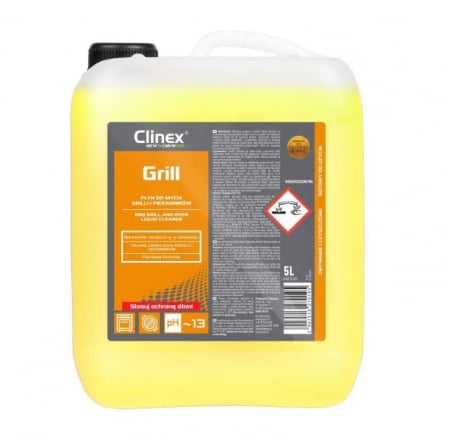 Detergenti - Clinex Grill 5L – Detergent Profesional pentru Cuptoare și Grătare