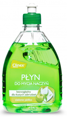 Detergent Manual - Clinex Hand Wash 500ml – Detergent Lichid pentru Vase cu Miros de Măr