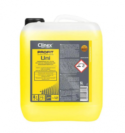 Degresant Universal - Clinex Profit Uni 5L – Detergent Universal Superconcentrat pentru Suprafețe Diverse