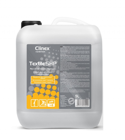 Detergent Lichid - Clinex Textile SHP 5L – Detergent Profesional pentru Curățarea și Întreținerea Țesăturilor