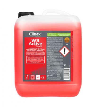 Detergenti - Clinex W3 Active Shield 5L – Soluție Profesională pentru Curățarea și Protejarea Suprafețelor Ceramice
