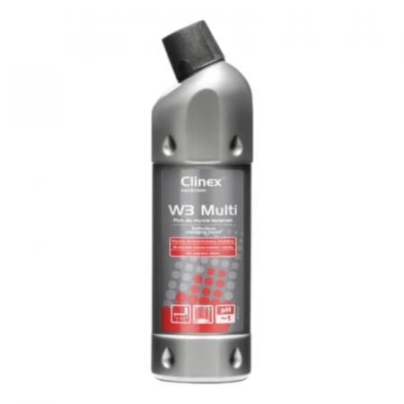 Degresant Universal - Clinex W3 Multi 1L – Detergent Profesional Concentrat pentru Curățarea Toaletelor și a Băilor