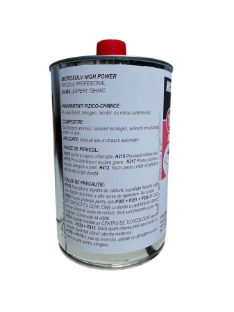 Decapant profesional, Microsolv High Power [2]