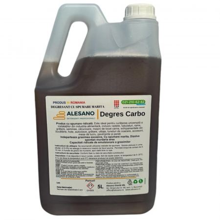 Degresant Universal - Degresant Profesional Alesano Degres Carbo – Curatare Hote si Tubulaturi pentru Cosari Profesionisti