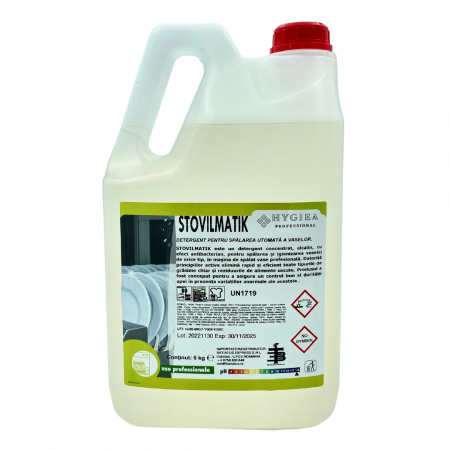 Detergent Automat - Detergent alcalin pentru spălarea automată a vaselor, STOVILMATIK, 6 Kg