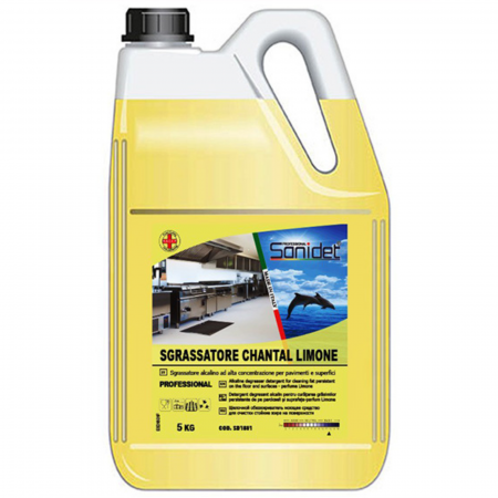 Solutie Pardoseli - Sanidet Sgrassatore Limone detergent alcalin concentrat 5 kg lămâie