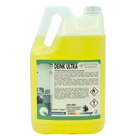 Solutie Curatat Mobila - Detergent degresant pe baza de solventi, DEINK ULTRA, 5 Kg