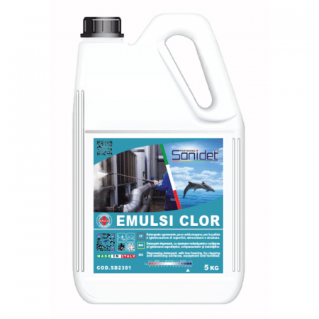 Detergent Universal - Detergent degresant pentru curatare suprafetelor, echipamentelor, 5kg, Sanidet Emulsi Clor