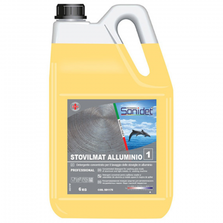 Detergenti - Sanidet Stovilmat Alluminio 6KG – Detergent Profesional pentru Vase și Ustensile din Aluminiu