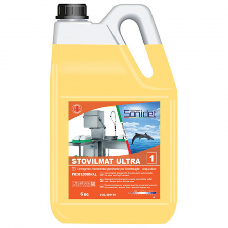 Detergent Automat - Detergent masina de spalat vase, profesional, alcalin, concentrat, 6kg, Sanidet Stovilmat Ultra