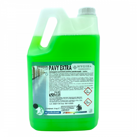 Solutie Pardoseli - Detergent pardoseli degresant, odorizant, concentrat, PAVY EXTRA, 5 Kg